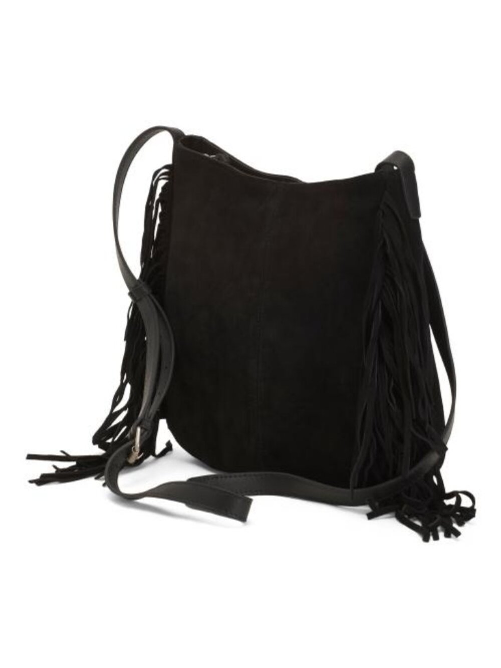 LUCKY BRAND Suede Nyra Fringe Crossbody - Picture 3 of 4